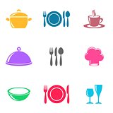 Cooking and kitchen icons 
