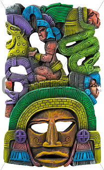 Mayan Clay Mask - Mexico