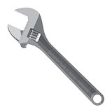 flat design metal adjustable wrench