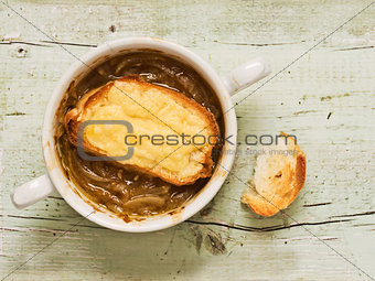 rustic french onion soup