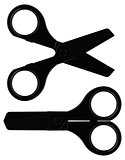 the black scissors