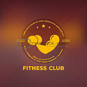 Logo for fitness club