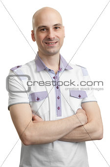 casual Man in polo t-shirt