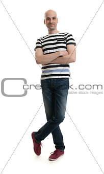 Full length portrait of a stylish young man