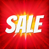Sale Red Poster