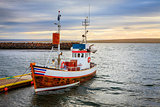 Icelandic fishing boat