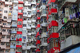 Old apartments in Hong Kong 