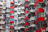 Old apartments in Hong Kong 