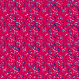 Pattern in crimson color