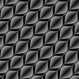 Design seamless monochrome zigzag wave pattern