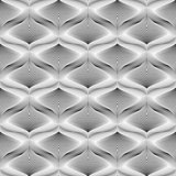 Design seamless monochrome mosaic pattern