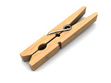 wooden clothespin