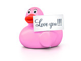 Rubber Ducky Love You