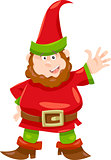 gnome or dwarf cartoon illustration