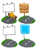 Road Sing Concepts - Set of 3D Illustrations.