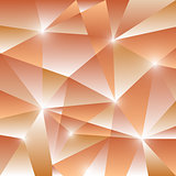 Geometric pattern with orange triangles background