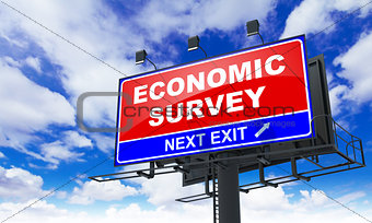 Economic Survey on Red Billboard.