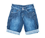 Blue jean shorts