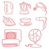 Household aplliance icons