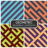 Geometric seamless vector patterns