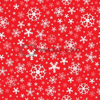 Seamless background snowflakes 7