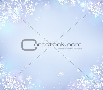 Snowflake theme background 8