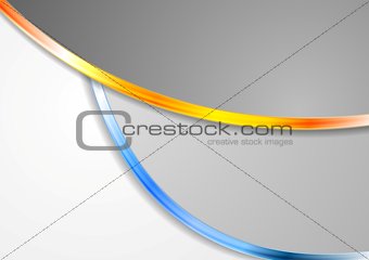 Abstract corporate wavy background