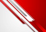 Bright red technology corporate background