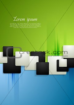 Colorful corporate tech background