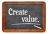 create value on blackboard