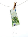 Laundering money