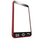 Red smartphone