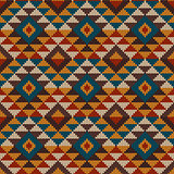 Traditional Tribal Aztec Seamless Pattern