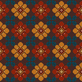 Vector illustration of Folk seamless pattern ornament