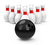the bowling game