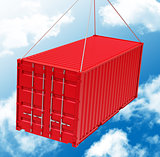 The red container