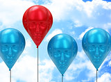 The red head balloon