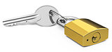 key with padlock