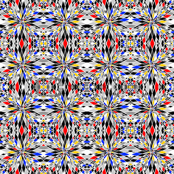 Design colorful seamless mosaic pattern