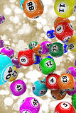 Christmas bingo balls