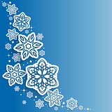 Abstract  Snowflakes Design Vector  Christmas Background