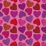Valentine heart, seamless