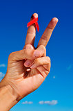 red ribbon for the fight against AIDS