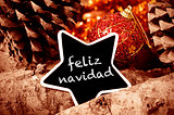 feliz navidad, merry christmas in spanish