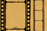 Grunge film frame