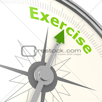 Exercise compass