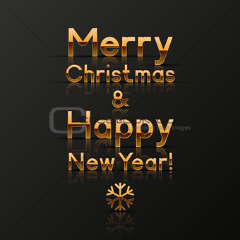 Christmas & New Year greeting card