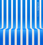 Abstract blue striped perspective background