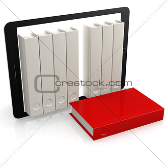 Red book out of tablet