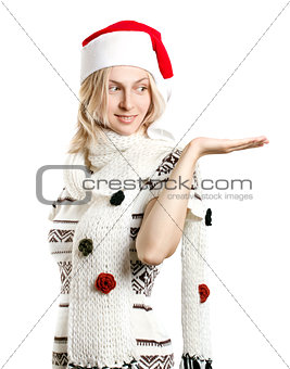Woman Waiting For Christmas